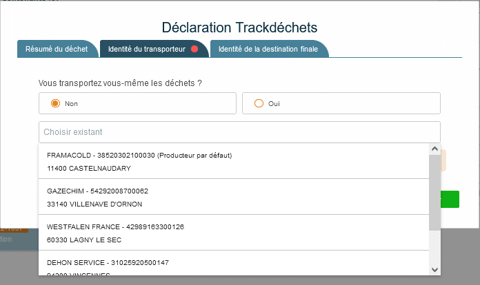 CFluide-BO - Déclaration Trackdéchets 02