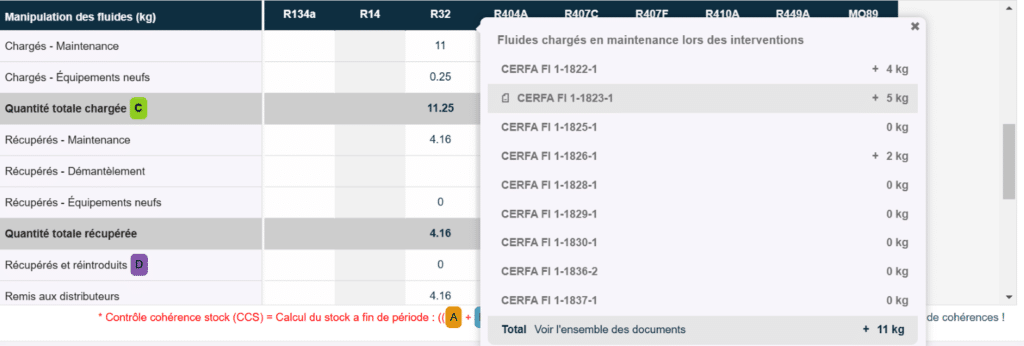 Infobulle de case - Version 4.12.30 de C'Fluide